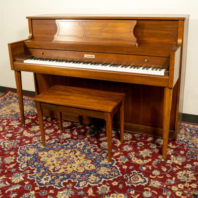 Schumann Upright Piano | Satin Walnut | SN: J14189 image 1