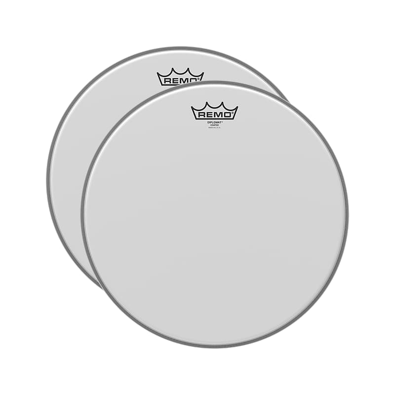 Remo 16" Diplomat Coated Drumhead (2 Pack Bundle) Reverb