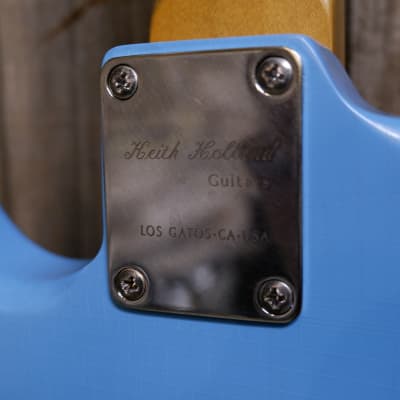 Keith Holland Customs S-ANS #1316 - Taos Turquoise Nitro with Hard Case image 23