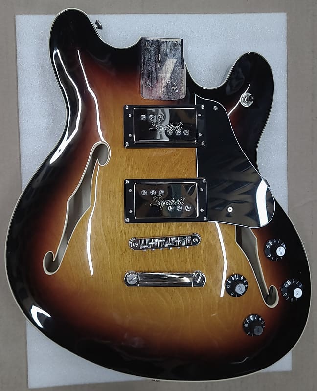 Squier Starcaster サンバースト Amazon.co.jp: Squier by Fender エレキギター Classic Vibe