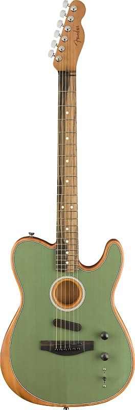 Fender American Acoustasonic Telecaster - Surf Green image 1
