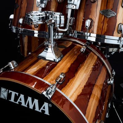 Tama MBS42S-CAR Starclassic Performer Shell Kit 4 pcs - Caramel Aurora/Chrome HW image 9