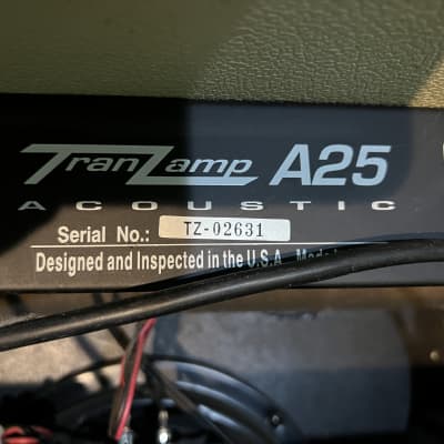 Genz Benz Tranzamp A25 25 Watts 4 Ohm Acoustic Combo Amp image 5