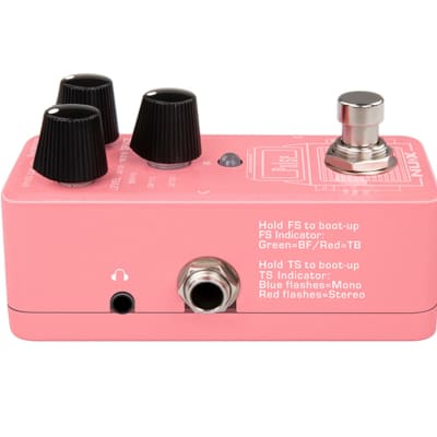 NuX NSS-4 Pulse Mini IR Loader Pedal   Pink. New! image 4