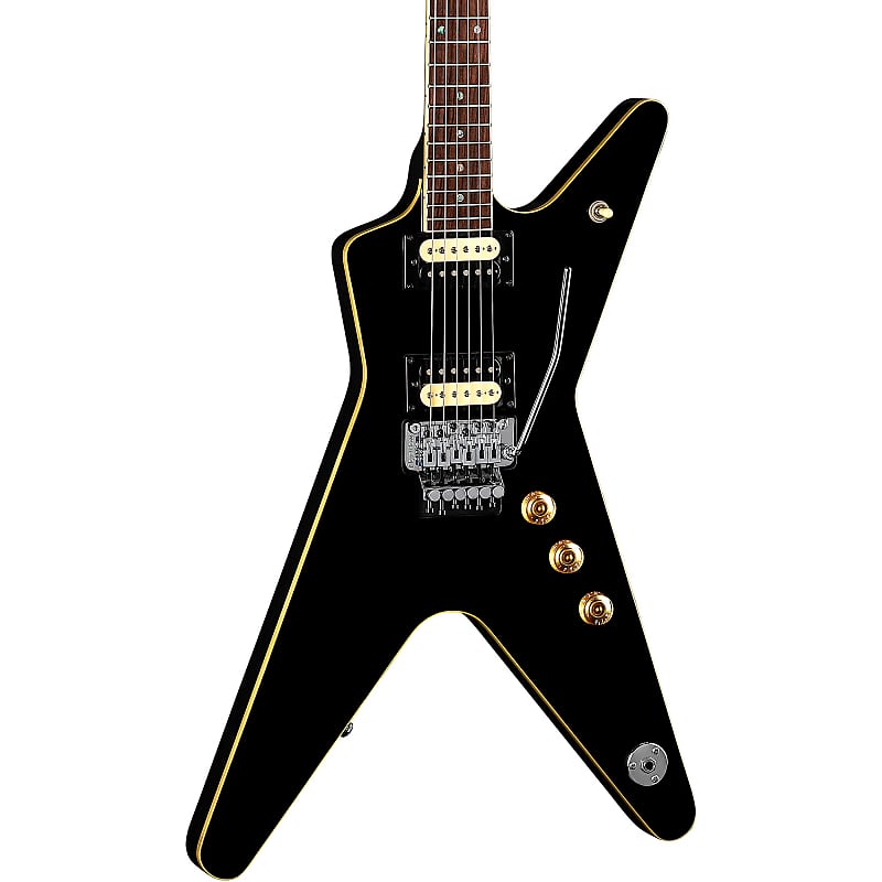 Dean ML 79 Floyd Rose Electric Guitar - Classic Black image 1