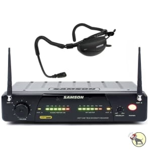 Samson Airline 77 True Diversity UHF Wireless Vocal Headset Mic System - Channel N4 (644.750 MHz)