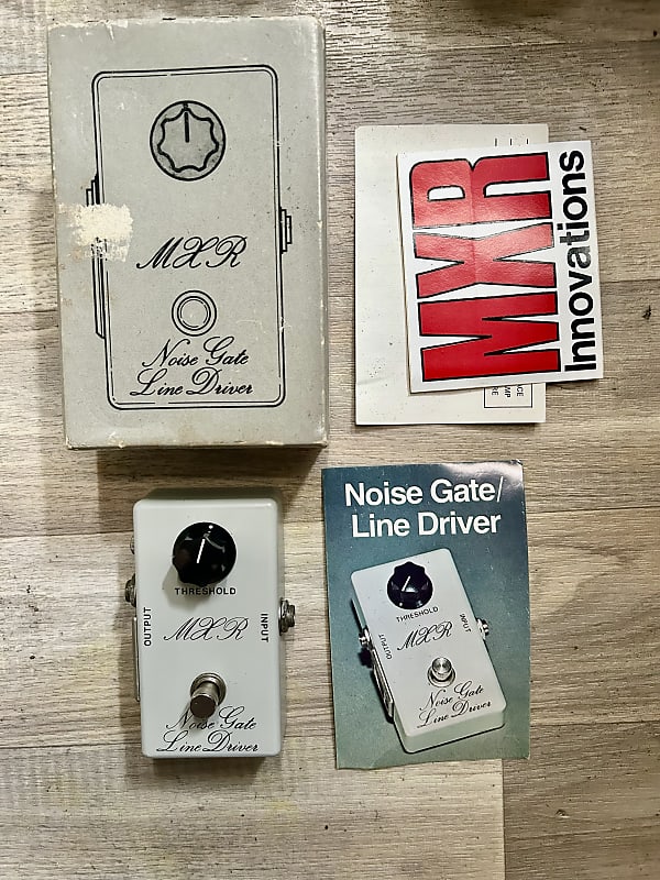 MXR MX-106 Script Noise Gate Line Driver 1974 - 1975 - White