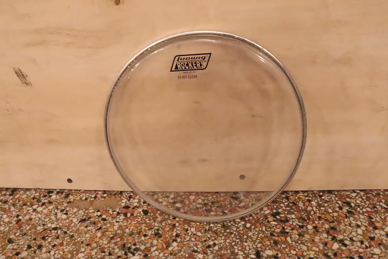 Ludwig Rockers 10" Heavy Clear Tom Drum Head Vintage image 1