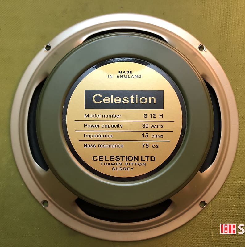 Celestion G12H-30 75Hz Heritage 12” 16 Ohm 30 Watt Green Speaker