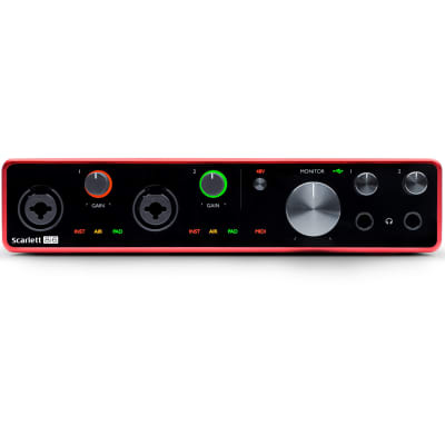 Focusrite Scarlett 8i6 8x6 USB Audio Interface 3rd Gen for Musicians/Producers Open Box image 2