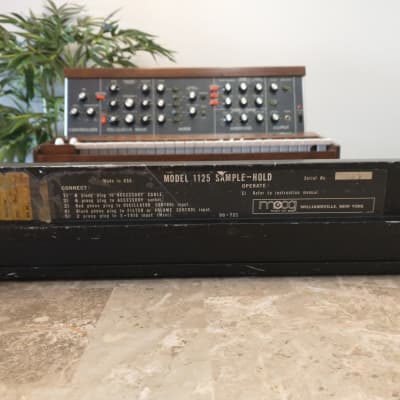 Moog minimoog Model D - 1974 with Super Rare 1125 Sample-Hold Controller image 10