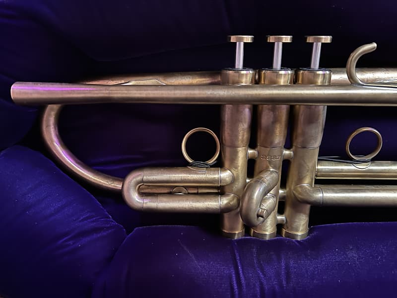 Monette Unity MF Bb Trumpet 2023 - Raw Brass | Reverb