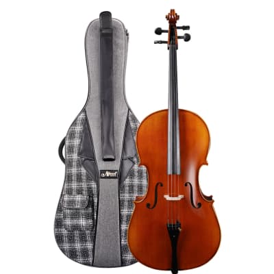Aileen Full-Size Advanced Cello with tuxedo collar cello case for sale
