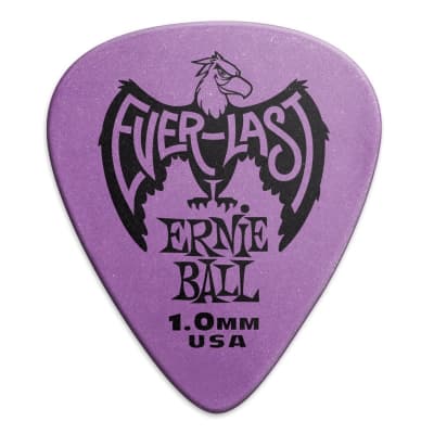 Ernie Ball Everlast Picks, Purple 1.0mm, Pack Of 12 image 6