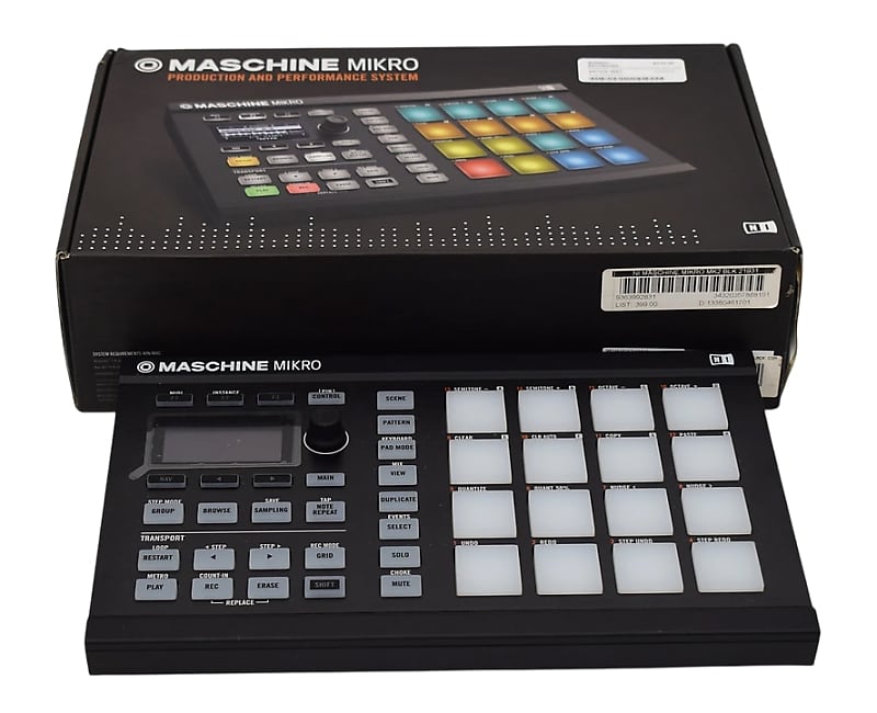 Native Instruments♥MASCHINE Mikro MK2 Native Instruments Maschine Mikro MK2 - Black | Long & McQuade