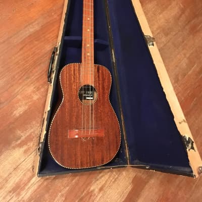 Rare Silver Mellow Tone Baritone Ukulele | Reverb