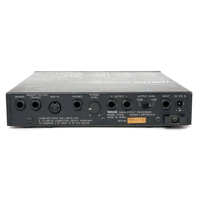 Yamaha FX-500 80s Rare Half Rack Multi-Effects Shoegazer