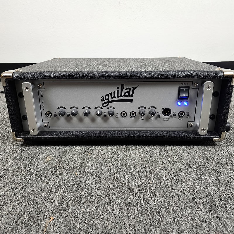 Aguilar DB751 Bass Amplifier Head Amp w/ Black Tolex Case | Reverb