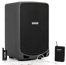 Samson Expedition XP106wDE Portable PA System with Wireless Headset Mic System & Bluetooth image 1