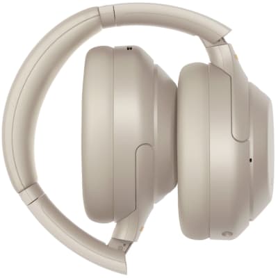 Sony WH-1000XM4 Wireless Noise Cancelling Headphones w/ Hands Free Mic Silver Bundle image 5