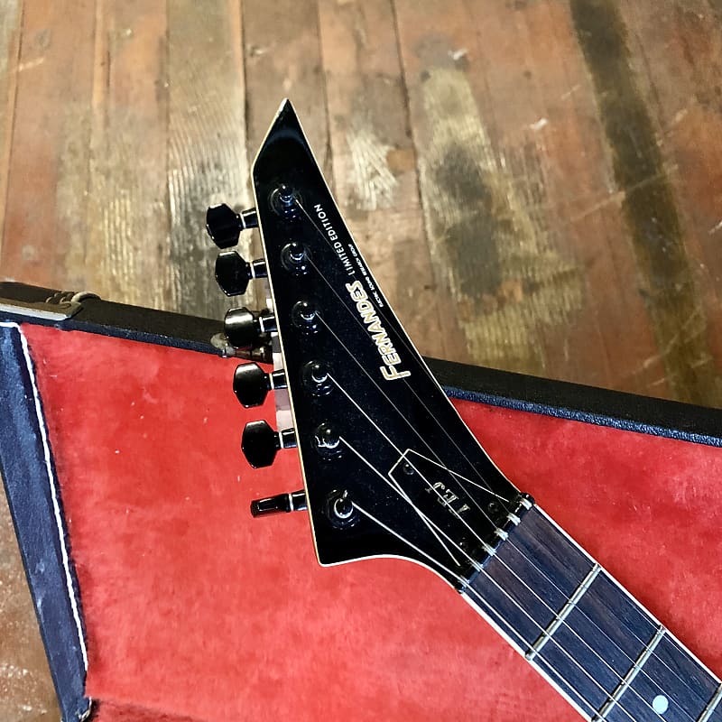 Fernandes TEJ-95 deluxe sustainer electric guitar Black | Reverb
