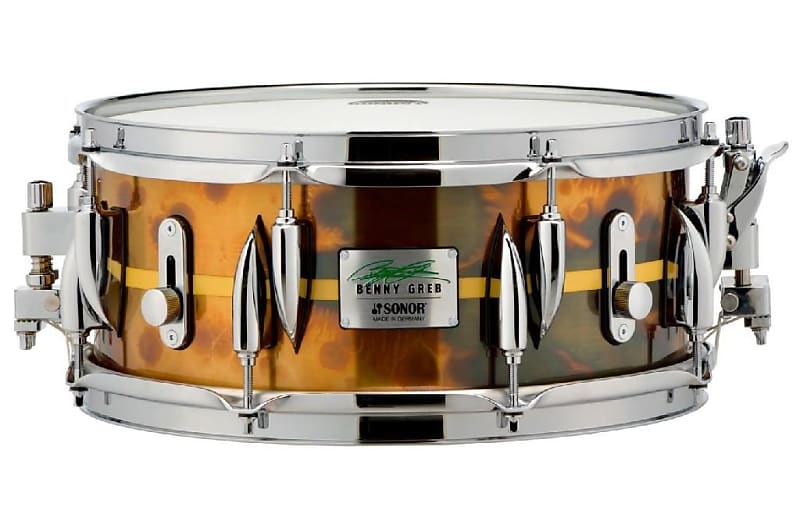 Sonor Signature Series Benny Greb Snare Drum 13x5.75 Brass image 1