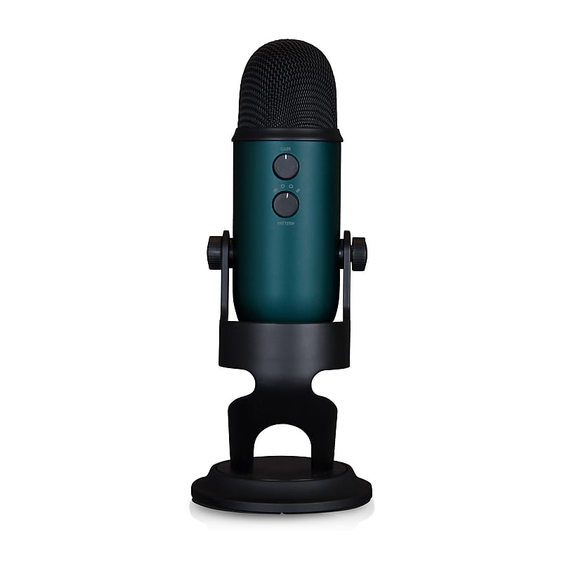 Blue Yeti Nano USB Mic (Shadow Gray) w/ Knox Boom Arm, Shock Mount