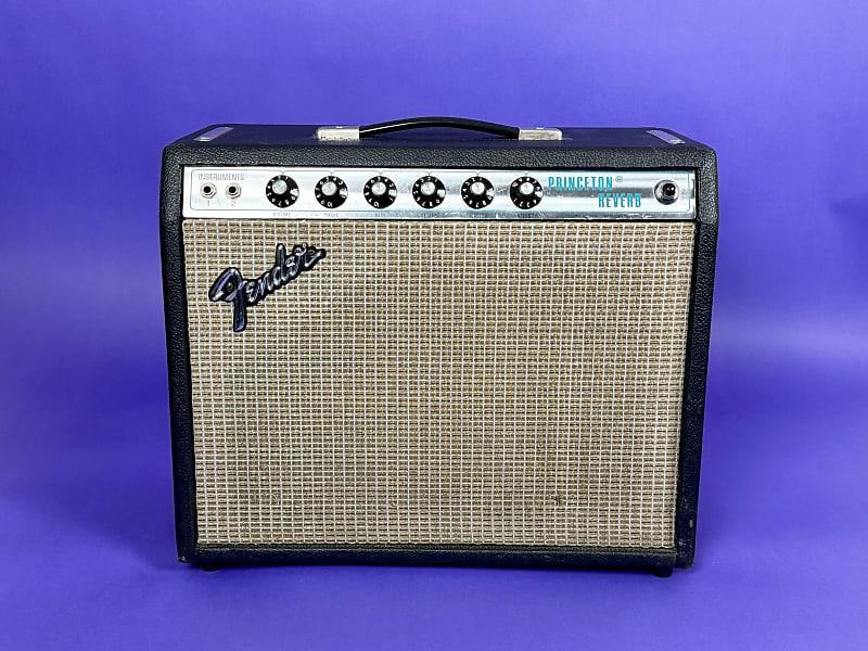 Fender Princeton Reverb Amp 1976 - Silverface image 1