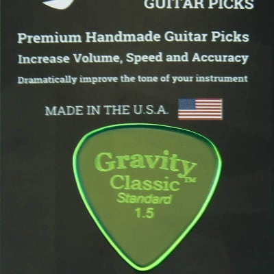Gravity Picks Classic - 1.5 mm Standard Polished image 1