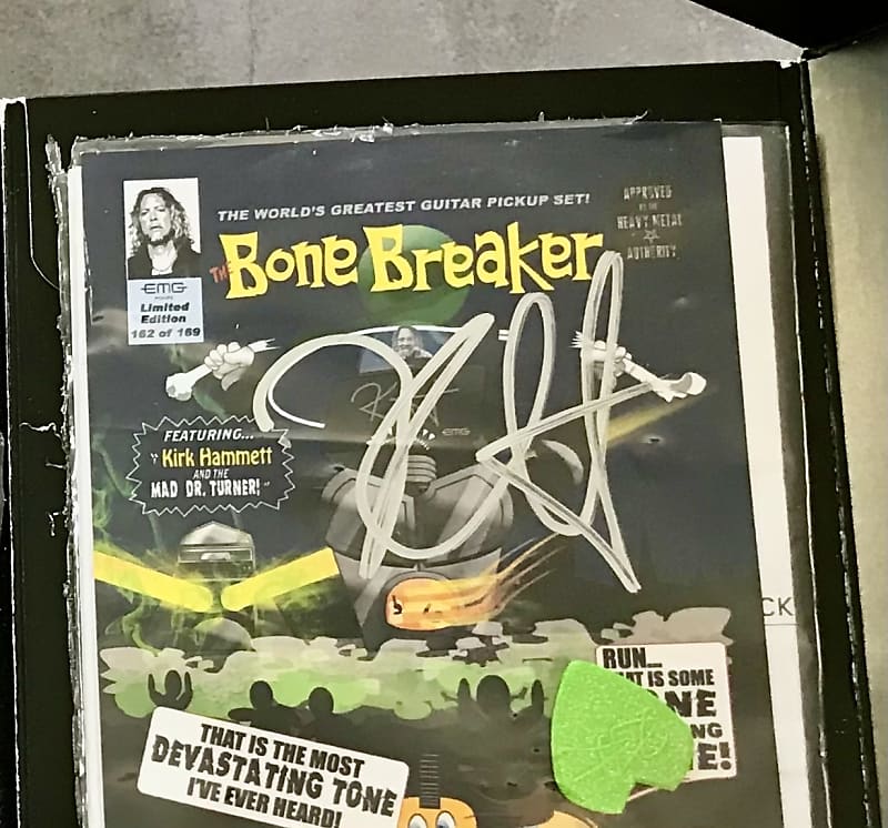 🎸 EMG Pickup KH Kirk Hammett Signed Limited Edition Bone Breaker