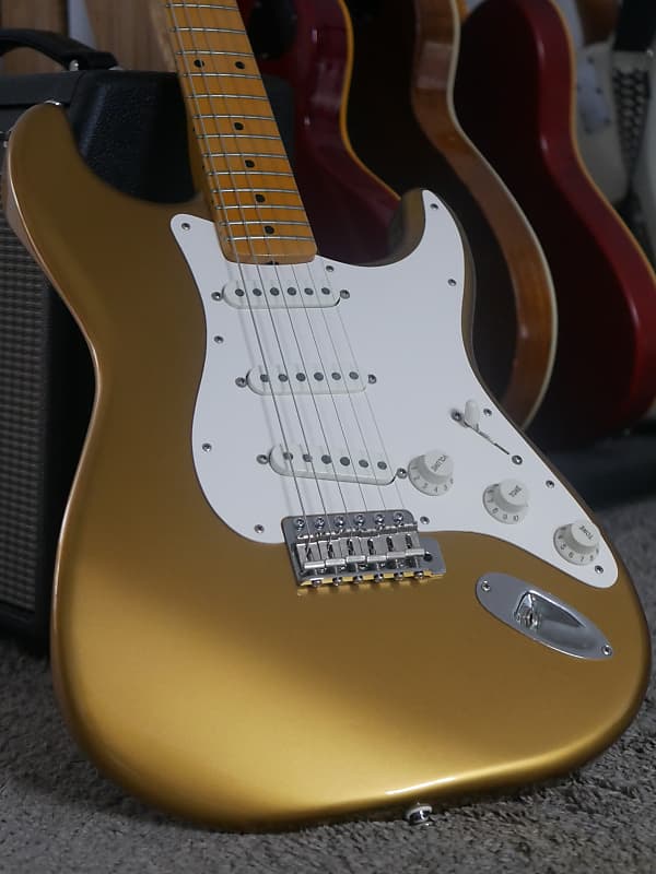 Ian Anderson Stratocaster - Aztec Gold | Reverb