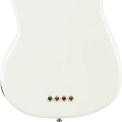 Fender American Performer Mustang Bass. Rosewood FB, Arctic White image 3