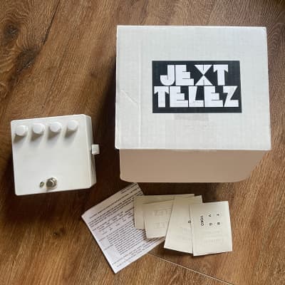 Reverb.com listing, price, conditions, and images for jext-telez-white-pedal