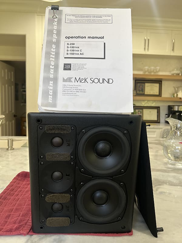 M&K Miller and Kreisel S150AC THX Angled Center Speaker w/ Reverb