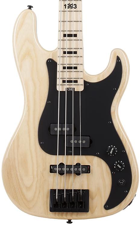 Schecter Justin Beck P-4 Signature Bass Guitar - Natural | Reverb