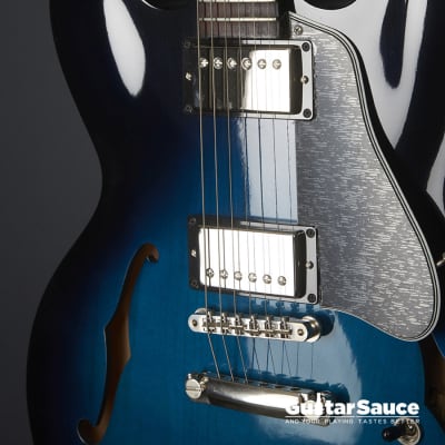 Gibson ES-335 DOT Blue Burst 2017 Used (Cod. 1453UG) image 5