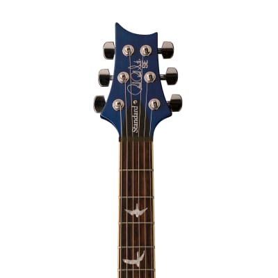 PRS SE Standard 24 Electric Guitar w/Bag, Translucent Blue image 6