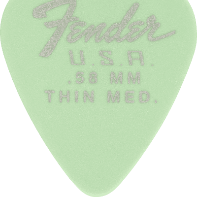 Immagine Fender Dura-Tone Delrin Pick 351 Shape Thin - 1