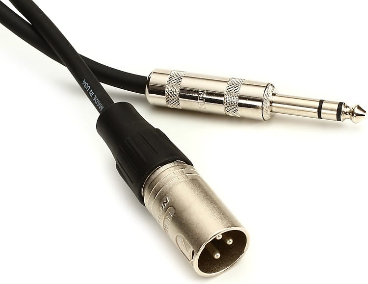 Pro Co BPBQXF-2 Excellines Balanced Patch Cable - XLR Female to TRS Male -  2 foot