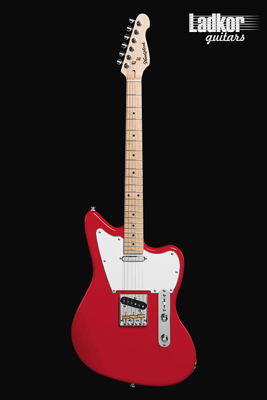 Woodstock Standard Jazzcaster Fiesta Red Maple made in UKRAINE image 1
