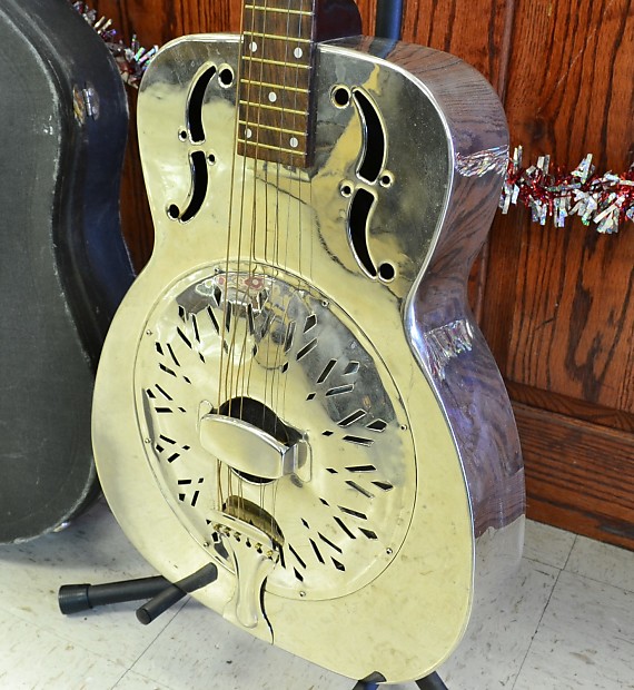 Johnson Axl-998 All-Metal Resonator 6-String Guitar | Reverb