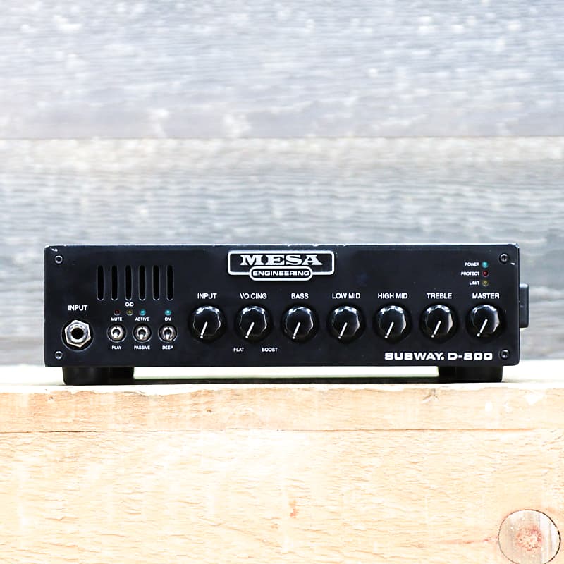 Mesa Boogie Subway D-800 800-Watt Bass Amp Head | Reverb Canada