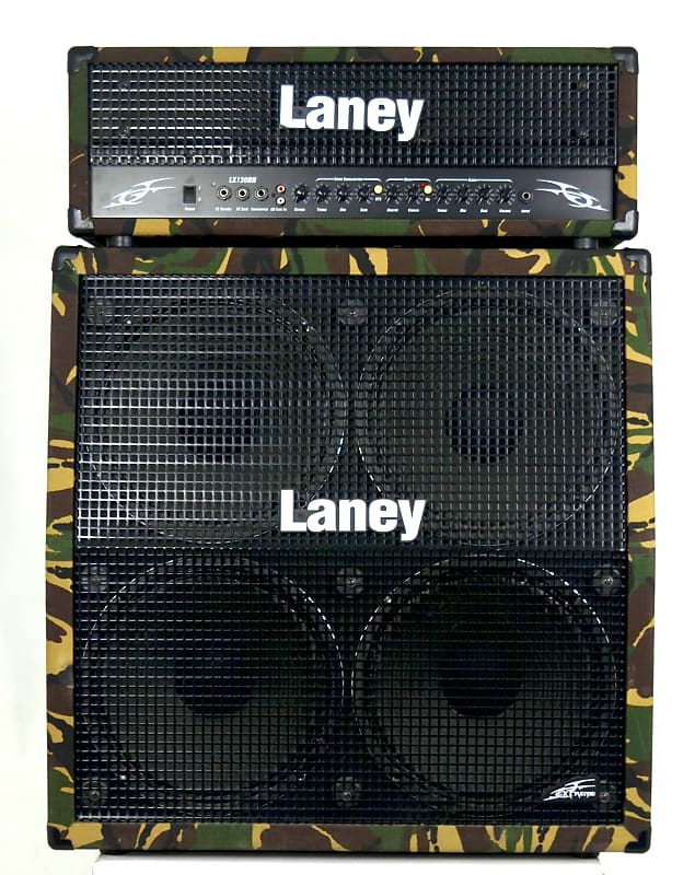 Laney LX120 Camo Guitar Head + LX 412 A Camo SET