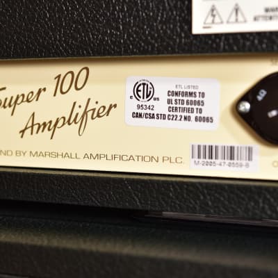 Marshall 45/100 40th Anniversary JTM Amplifier image 11