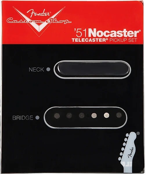 【美品】Custom Shop ’51 Nocaster Tele Pickup Fender Custom Shop '51 Nocaster Tele 2-piece Pickup Set