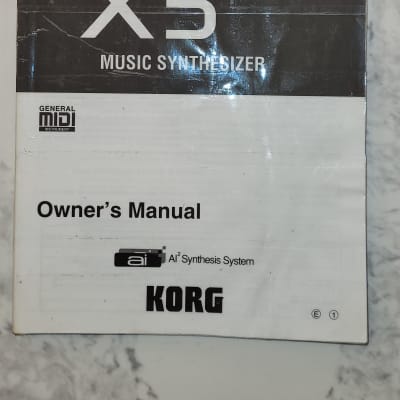 Korg X5D, X5 Owner Manuals image 1