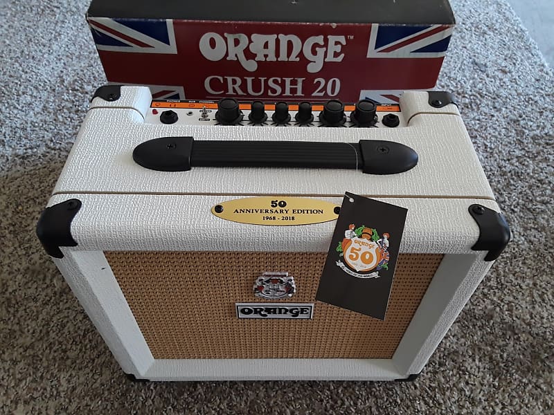 Orange Crush 20 Guitar Amp 50th Anniversary Limited Edition White NEW IN BOX