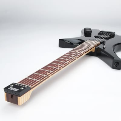 Downes Guitars Model 101H - Black headless 6-string image 5