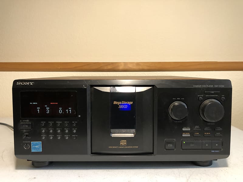 Sony CDP-CX355 CD Changer 300 Compact Disc Player HiFi Stereo Optical Home Audio image 1