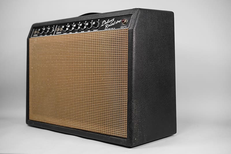 1965 Fender Deluxe Reverb AB763 "FEIC" 1x12" Combo Amp image 2